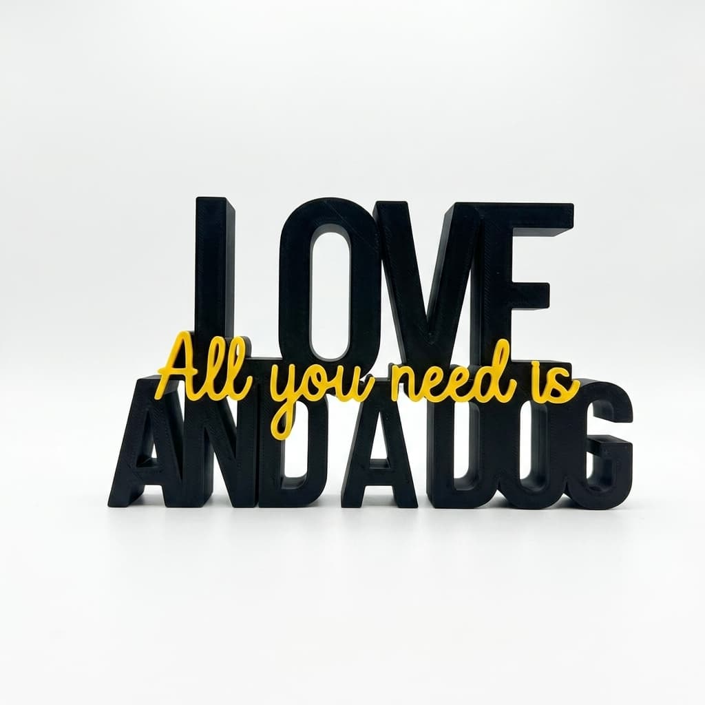Quote - All you need is love and a dog