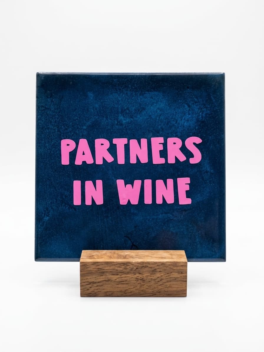 Tegeltje - Partners in wine