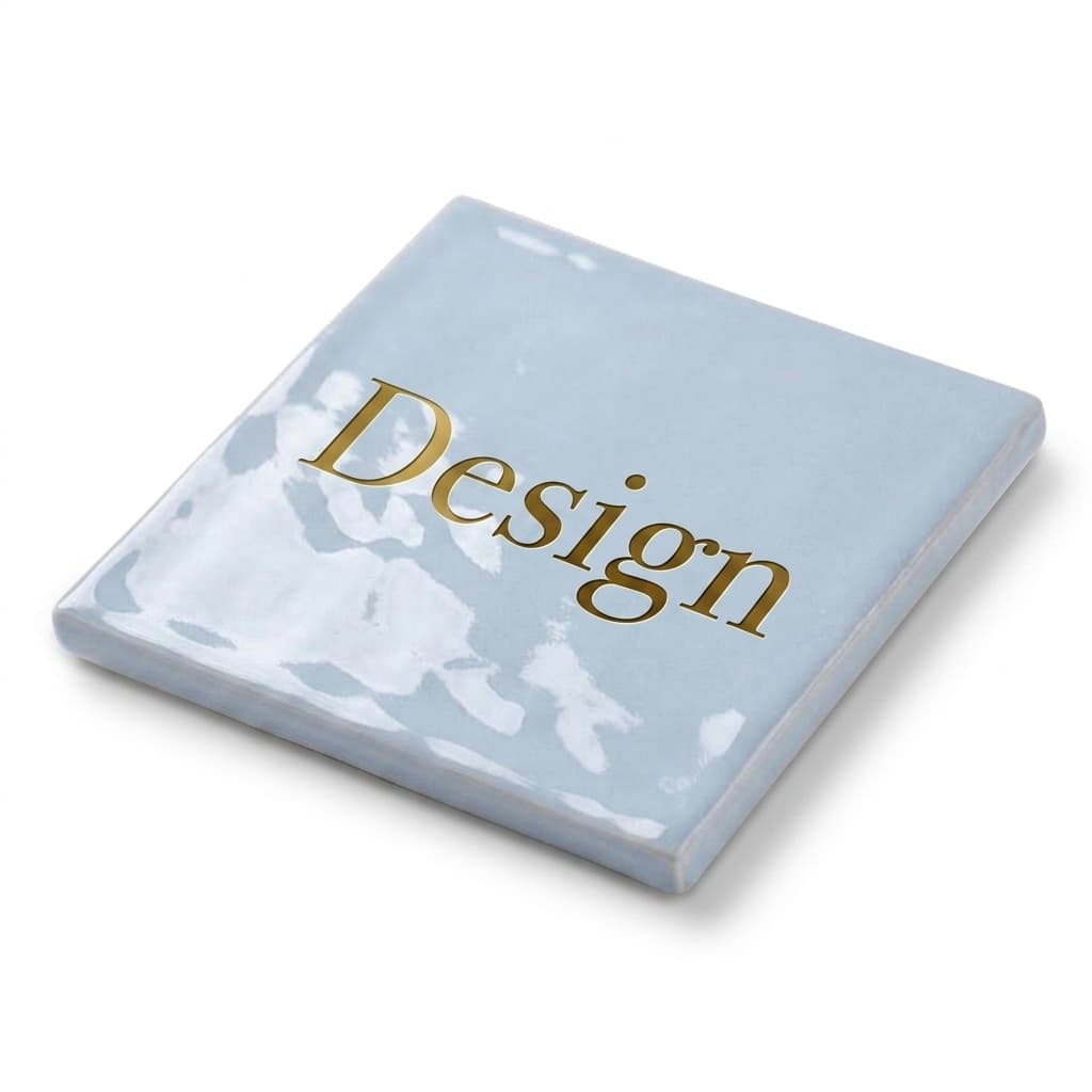 Tegeltje - Pastelblauw - Personaliseerbaar