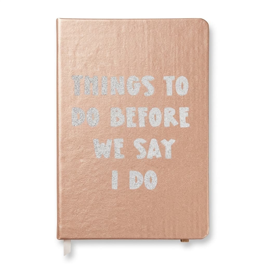 Notitieboekje - Things to do before we say I do