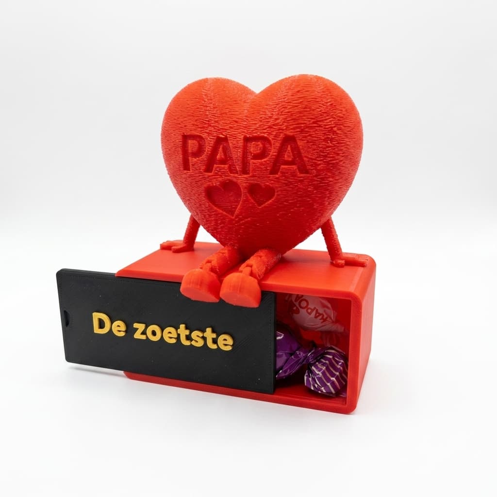 Cadeautje - Papa de zoetste rood