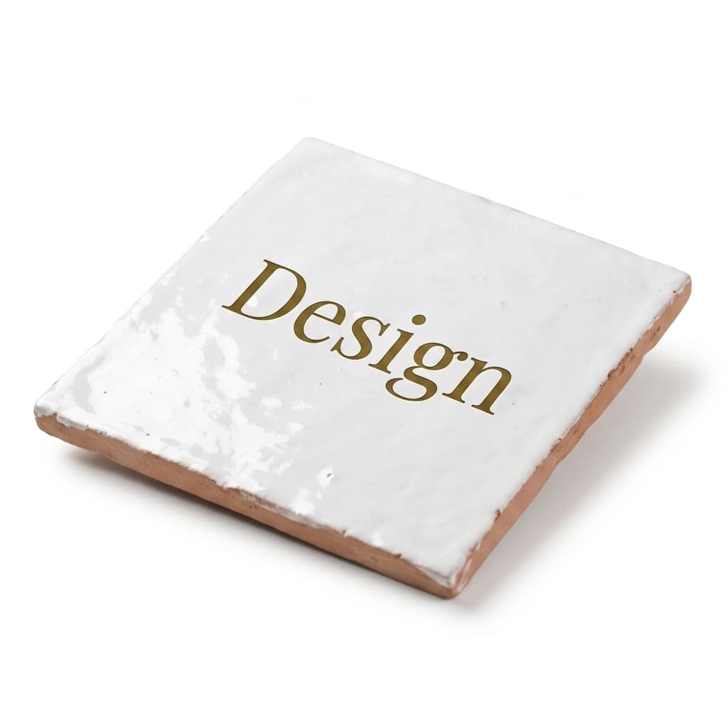 Tegeltje - Wit - Personaliseerbaar